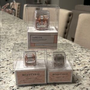 BeautyBio GloPRO Skincare Tool Set - Rose Gold and Silver